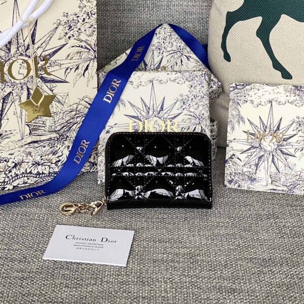 위핑,디올 DIOR 보야저 페이턴트 지퍼 지갑 4칼라 S0985OVRB M900