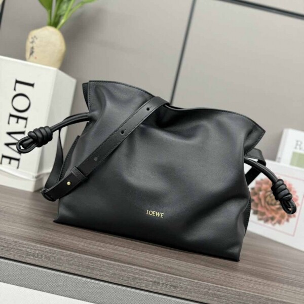 위핑,로에베 플라멩코 클러치 인 나파 칼프스킨 Dark Khaki Green A411FC1XBF-3969