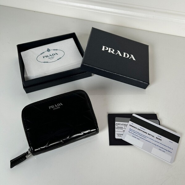 위핑,PRADA 브러시드 카드 지갑 2MM003_2CNV